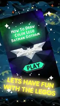 Cómo dibujar Lego Batman Beyond en Gotham Screen Shot 0