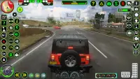 Offroad Jeep Driving Sim 3D Screen Shot 4