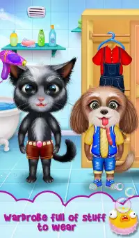 Kitty And Puppy Pet Care Screen Shot 2