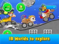 Animal Cars Kids Racing Game Screen Shot 7