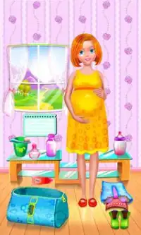 出生の赤ちゃんの女の子のゲーム Screen Shot 1