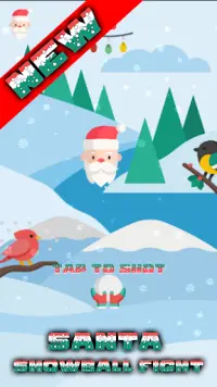 Santa : Snowball fight Screen Shot 0