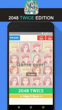 💕  2048 TWICE Puzzle Game Screen Shot 2