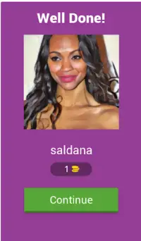 Actress : Best Guess Woman Actor Trivia Quiz Game Screen Shot 0