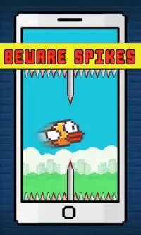 Pixel Jump: Flying Bird! Old school game! PLAY NOW Screen Shot 2