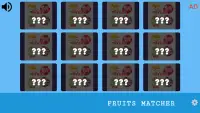 Memory Game - Fruits Screen Shot 0