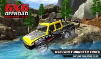 6x6 Spin Offroad Mud Runner Truck Drive Games 2018 Screen Shot 9