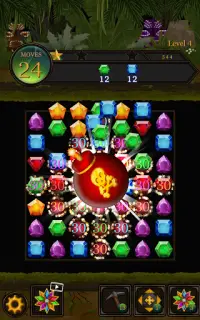 Secret Jungle - Match 3 Jewels Screen Shot 10