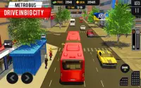 City Bus Driving Coach Games Screen Shot 1