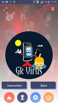 GK Virus Game in Hindi-SSC,UPSC,Railways,IBPS,etc Screen Shot 0