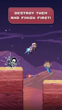 Mars Dash: Battle Running Game Screen Shot 1