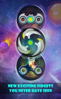 Fidget Spinner：スペースシミュレータ Screen Shot 5