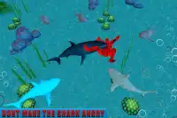 Мото Robot: Angry Shark Screen Shot 7