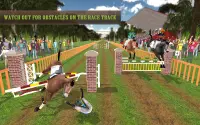 Championnat du cheval de course 3D saut Stunts 18 Screen Shot 2