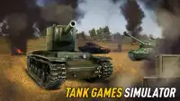 Tanque De Batalla De Disparo De La Segunda Guerra Screen Shot 1