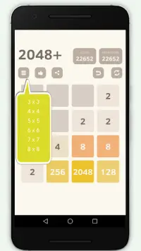 2048 (Gratis advertenties) Screen Shot 1