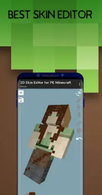 Minecraft 3D Skins Editor Screen Shot 1