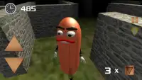 Sausage Run in Maze 3D Screen Shot 0