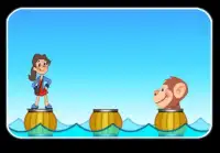 Monkey and Super Girl Screen Shot 0