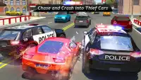Polisi Mobil Mengemudi - Kejahatan Simulator Screen Shot 0