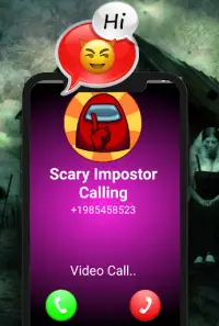 Call from Impostor Chat & video call (Simulation) Screen Shot 3