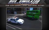 Bus Simulator 2015: เมืองเมือง Screen Shot 3