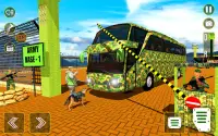 US Army Bus Driving: Bus Games Screen Shot 1