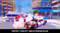 Fire Truck Driver City Rescue Screen Shot 2