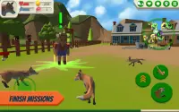 Fox Family - Animal Simulator 3d Game Screen Shot 2