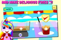 Unicorn Pony Rainbow Burger Cook off - Bee Kids Screen Shot 3