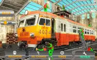 Train Mechanic Simulator 2018: Workshop Garage 3D Screen Shot 2