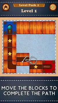 Unblock and Roll the Ball - Sliding Puzzle Game Screen Shot 0