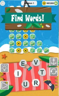 Word Island - Anagram - Word Connect - Puzzle Screen Shot 1