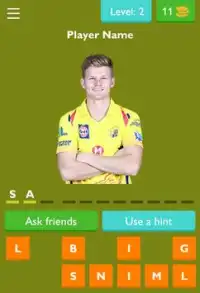 IPL Guess the Cricketer Name Screen Shot 2