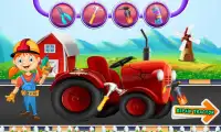 Multi Farm Tractor Wash Game: Repair & Design Game Screen Shot 2