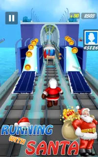 Subway Santa Surf Runner: Santa Run Game Adventure Screen Shot 15