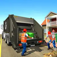Real Garbage Truck Simulator Screen Shot 0