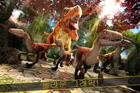 공룡 경주 - 디노 월드 무료 생존 게임 경주 경마 렉스 쥬라기 시대 Screen Shot 2