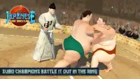 Japanese Sumo Wrestling - Wrestling Games Fighting Screen Shot 0