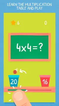 掛け算ゲーム - multiplication games Screen Shot 0