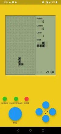 Tetris - free download game Screen Shot 1