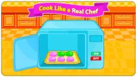 Macarons Pişirme - Yemek Pişirme Oyunları Screen Shot 5