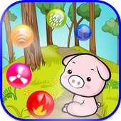 Peppy Pig Bubble Shooter