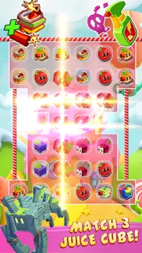 Juice cube: Match 3 Fruit Game Screen Shot 1