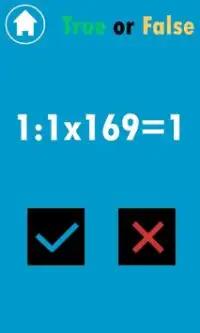 True or False Math Quiz Screen Shot 2