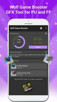 Wolf Game Booster & GFX Tool for PU and FF Screen Shot 0