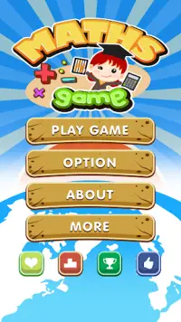 Maths Game - Maths Training Screen Shot 0