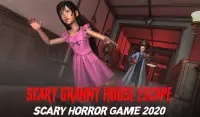 डरावना दादी घर से भागने - डरावना डरावना खेल 2020 Screen Shot 12