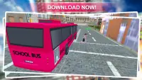 Chauffeur d'autobus scolaire Pink Lady Screen Shot 4