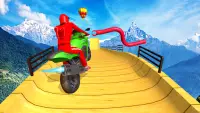 मोटरसाइकिल स्टंट गेम्स 2021 मोटरसाइकिल रेसिंग 3 डी Screen Shot 1